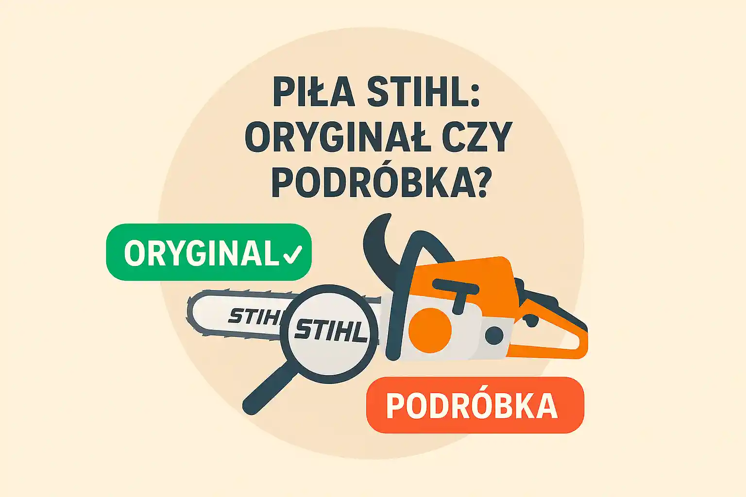 Piła STIHL — jak poznać oryginalny produkt, sprawdzić podróbkę?
