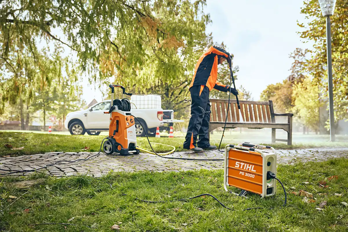 Jak działa stacja zasilania Stihl PS 3000 i jak użyć w Bott Vario 3 