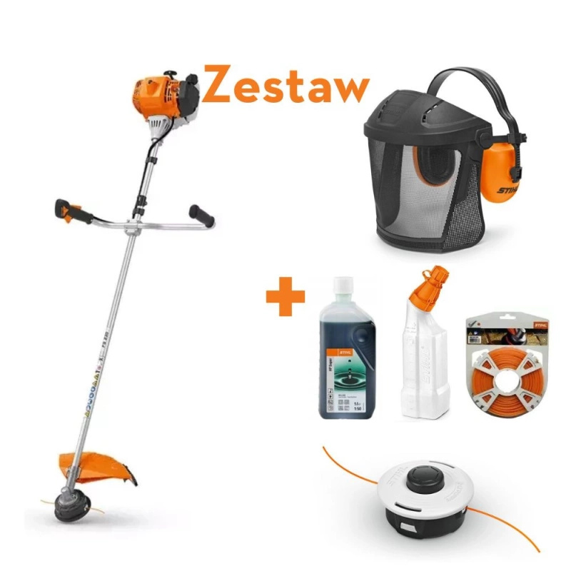Stihl Kosa spalinowa FS 235 [Moc 2,1 KM] głowica żyłkowa AC C26-2, trójząb 250-3 - ZESTAW