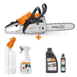 STIHL MS 162 C-BE PM3 35cm – pojemnik do mieszanki, spray i zestaw olei