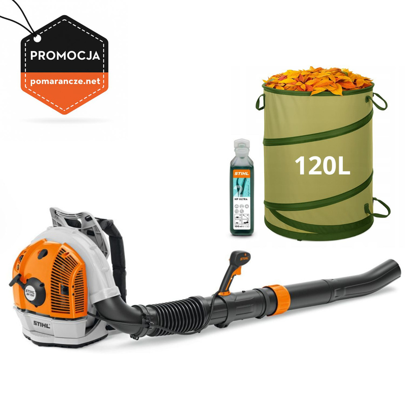 STIHL BR 500 – dmuchawa plecakowa, 22 N, 93 m/s