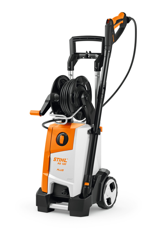 STIHL RE 130 PLUS – myjka wysokociśnieniowa, bęben na wąż, 420 l/h, 170 bar
