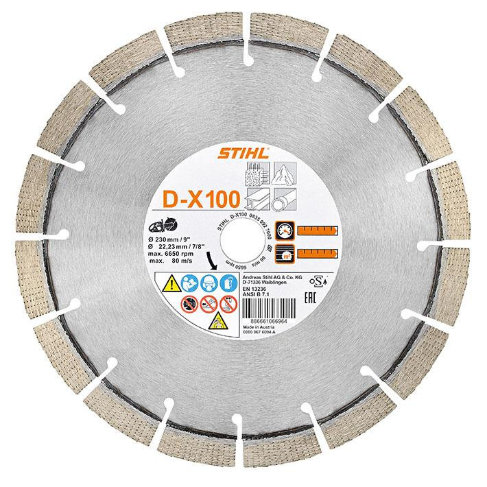 STIHL Diamentowe tarcze tnące D-X100 230