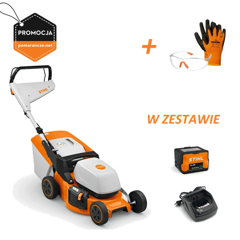 STIHL RMA 248 – kosiarka akumulatorowa, Zestaw: AK 20 + AL 101