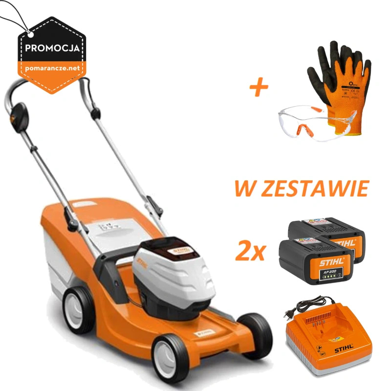 STIHL Kosiarka akumulatorowa RMA 443 zestaw z 2 x AP 200 + AL 300