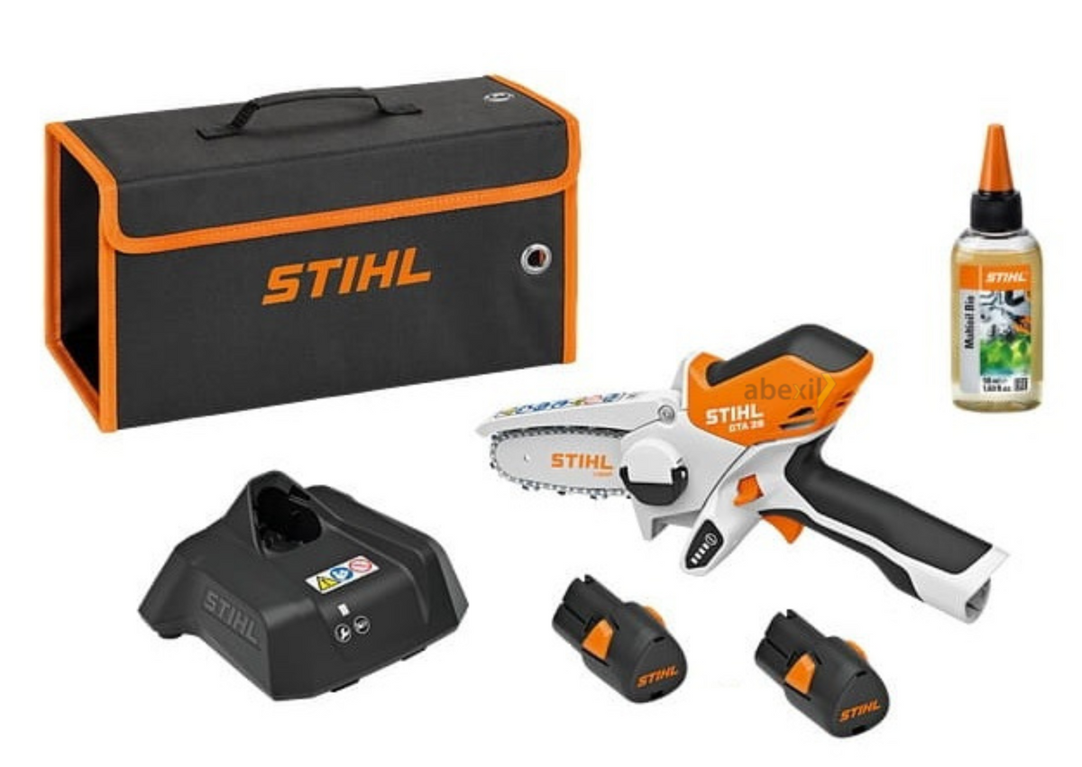 Stihl Zestaw GTA 26 [10,8 V] Urządzenie + 2 x AS 2 + AL 1 - moc i wydajność cięcia