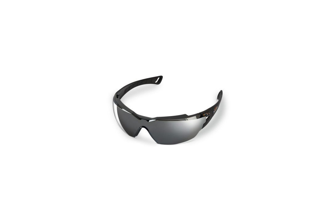 Okulary ochronne STIHL TIMBERSPORTS Edition srebrne lustrzane - technologia soczewek i filtr UV400