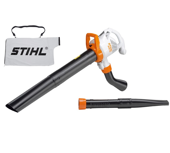 Stihl Odkurzacz ogrodowy, elektryczny SHE 71 [Moc 1,1 kW] Poj. worka 45L - wydajność i komfort użytkowania