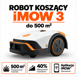 STIHL iMOW 3 – robot STIHL iMOW 3 Robot koszący do 500 m², 20 cm, Wi-Fi/Bluetooth, do 500 m²