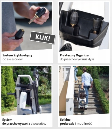 Myjka Wysokociśnieniowa KRANZLE XA17 TST - innowacyjne funkcje