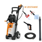 STIHL RE 120 PLUS – myjka wysokociśnieniowa, bęben na wąż, 400 l/h, 160 bar