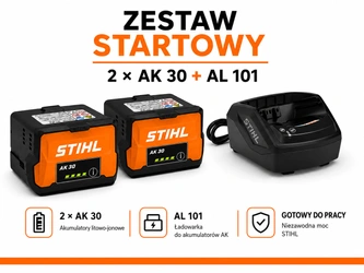 STIHL Zestaw startowy 2 x AK 30 S i AL 101