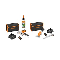 STIHL Przecinarka akumulatorowa GTA 26 (Aku + Ład) Zestaw z STIHL Nożyce do krzewów HSA 26 (Aku + Ład)