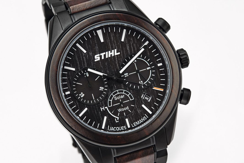 Chronograf STIHL eco power solar wood