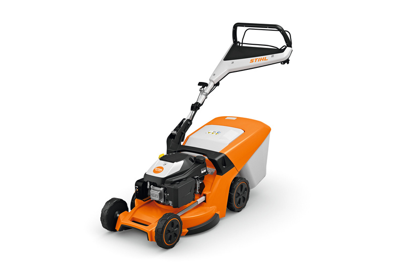 STIHL RM 448 T – kosiarka spalinowa, 46 cm, kosz 52 l, 3,5 KM