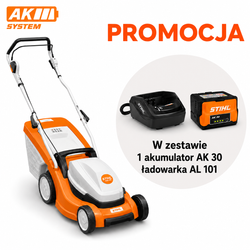 STIHL Kosiarka akumulatorowa RMA 239 – 37 cm, zestaw AK 30 + AL 101