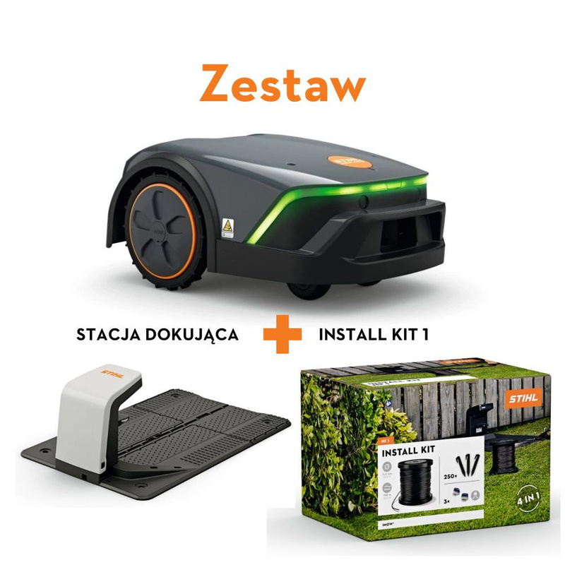 STIHL Robot koszący iMOW 6 EVO (3000m2) + Install KIT 1