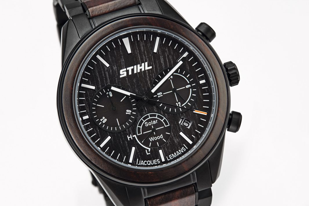 Chronograf STIHL eco power solar wood - wodoodporność i odporność na warunki atmosferyczne