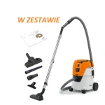 STIHL SE 62 E – odkurzacz przemysłowy, 1,4 kW, adapter do elektronarzędzia