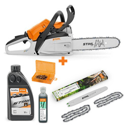 Stihl MS 162 - pilarka łańcuchowa PM3 + Cut kit, olej do łańcucha i paliwa