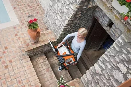 Stihl kosiarka elektryczna RME 339 C [Moc 1,2 kW] Szer. koszenia 37 cm, poj. kosza 40L - Praktyczne rozwiązania