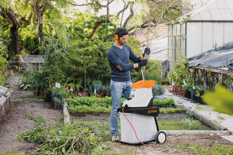 STIHL GHE 135 L – rozdrabniacz elektryczny, 2,5 kW, walec tnący