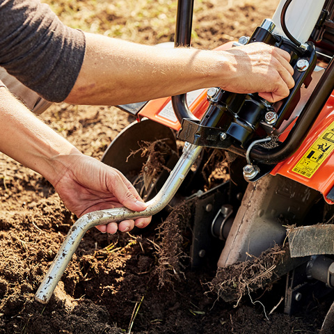 Stihl glebogryzarka MH 560 1 V / 1 R o szerokości roboczej 60 cm.