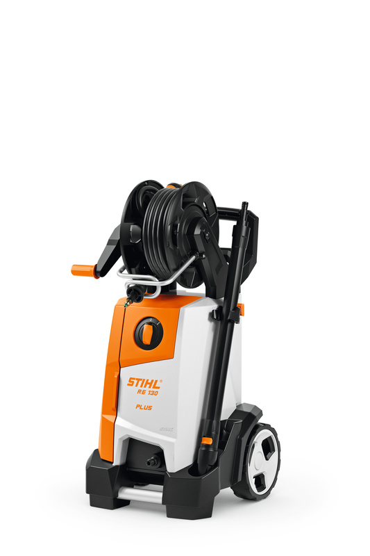 STIHL RE 130 PLUS – myjka wysokociśnieniowa, bęben na wąż, 420 l/h, 170 bar