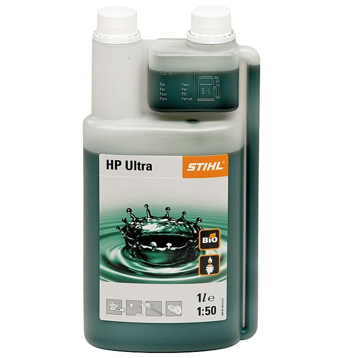STIHL Olej do silników dwusuwowych HP Ultra 1l z dozownikiem - doskonałe właściwości smarne i niskie spalanie