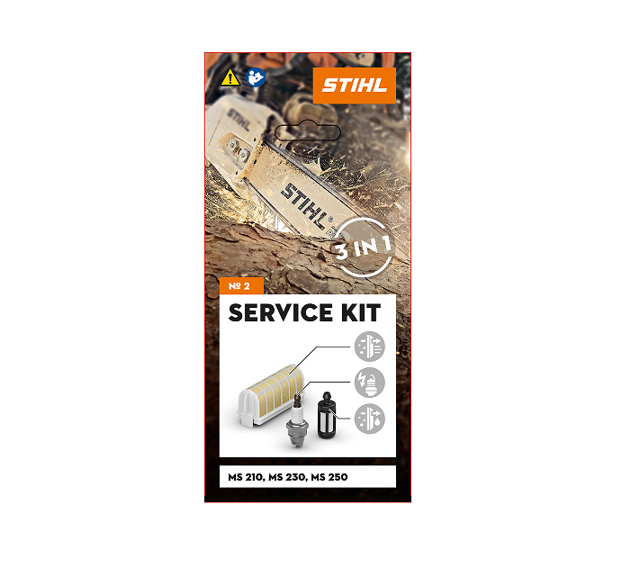 STIHL Zestaw serwisowy nr 2 do MS 210, 230, MS 250 - niezawodność i jakość