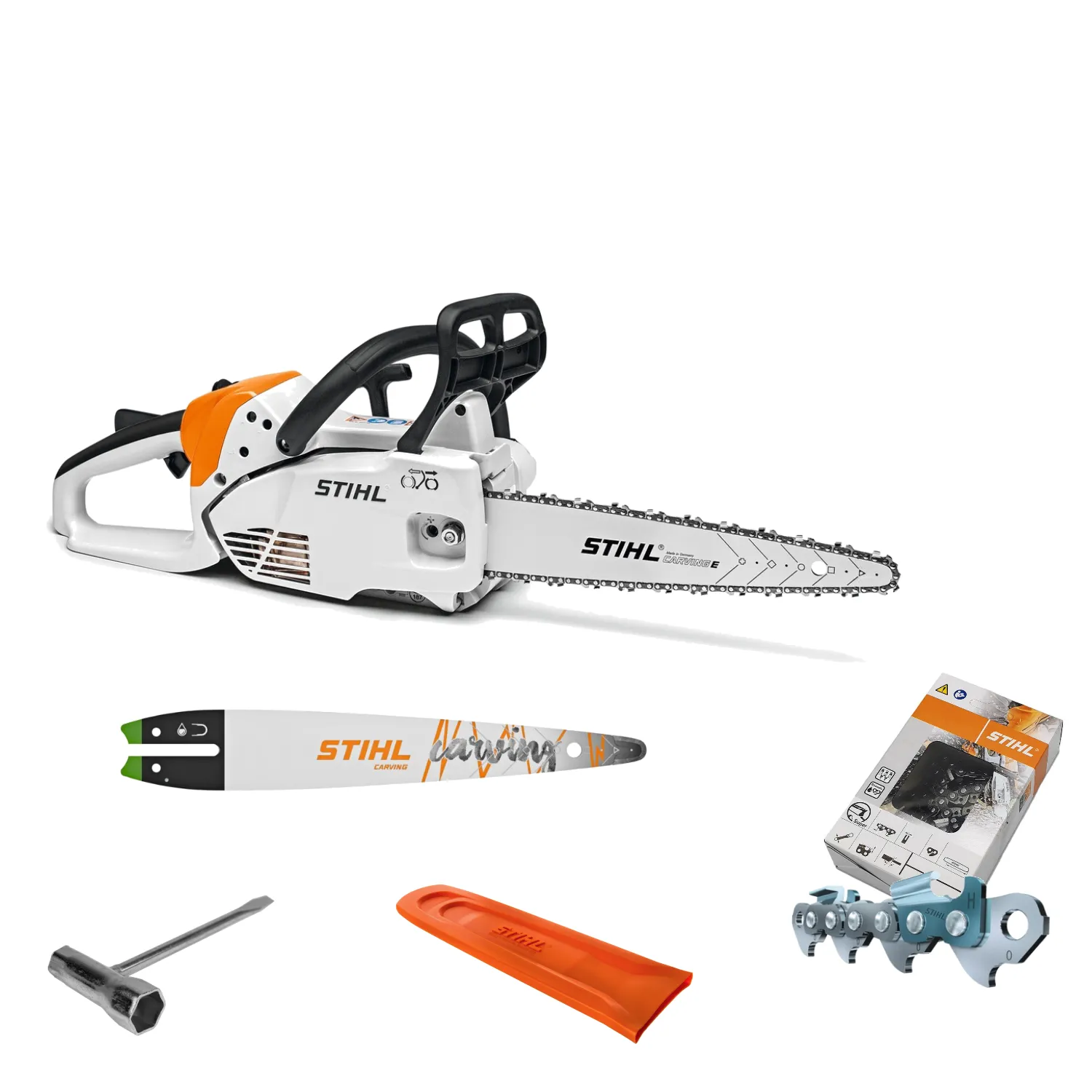 STIHL MS 151 C-E Carving – pilarka spalinowa, prowadnica 30 cm (Carving)