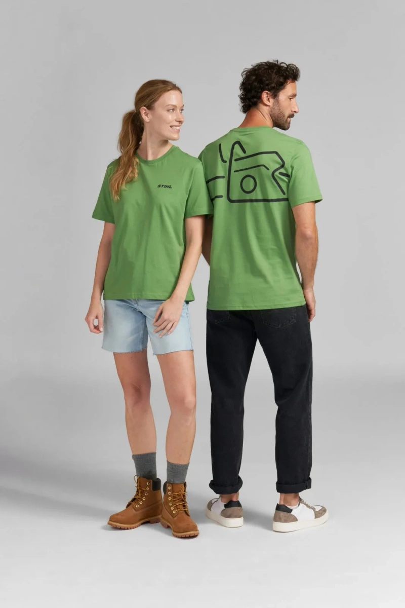 Koszulka CHAINSAW BACK - wytrzymałość i ekologia