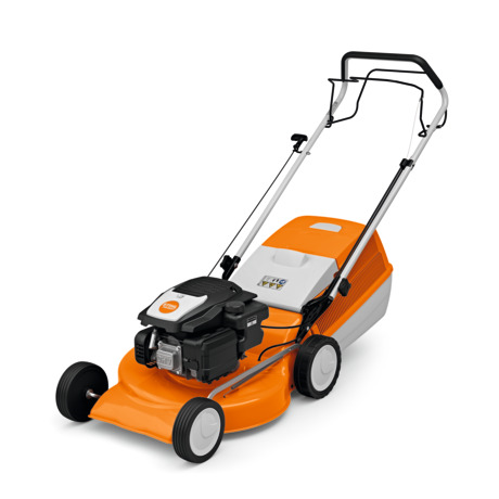 Stihl kosiarka spalinowa RM 253 T - regulacja wysokości koszenia