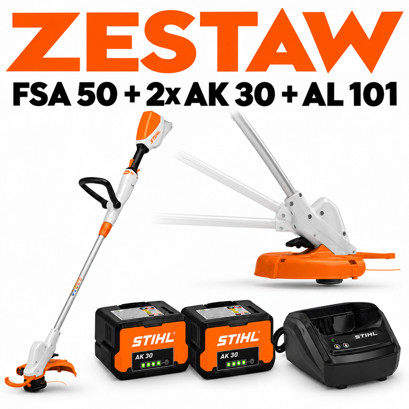 STIHL FSA 50 Podkaszarka akumulatorowa 30 cm – STIHL ZESTAW