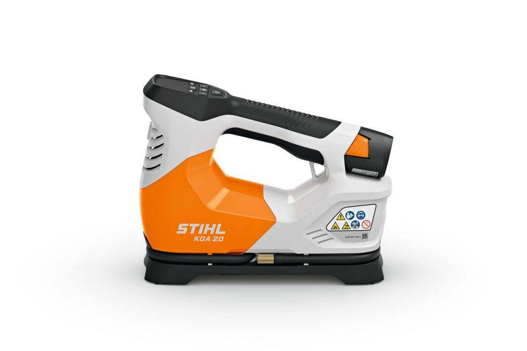 STIHL Kompresor KOA 20 - wbudowany schowek i akcesoria