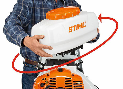 Stihl opryskiwacz plecakowy SR 450 [Moc 3,9 KM] Poj. zbiornika 14L - ZESTAW - Praktyczne rozwiązania w obsłudze
