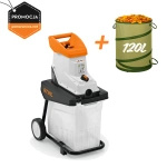 STIHL GHE 135 L – rozdrabniacz elektryczny, 2,5 kW, walec tnący