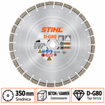 STIHL Tarcza tnąca D-G80 350 mm (14") do betonu i kamienia