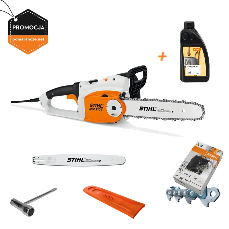 STIHL MSE 210 C-BQ – pilarka elektryczna, prowadnica 35 cm