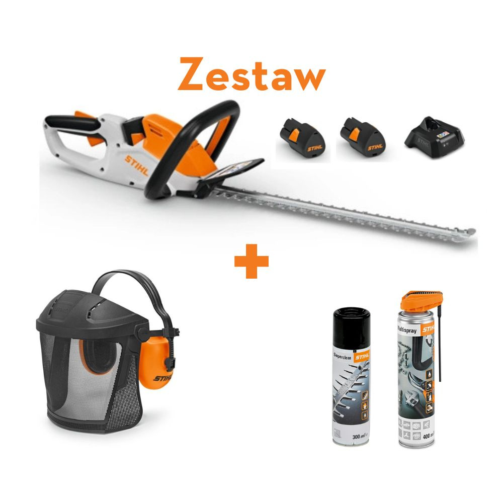 Stihl Zestaw HSA 40 [10 V] Urządzenie + 2 x AS 2 + AL 1 - ZESTAW - lekkość i wygoda