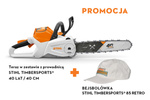 Stihl Pilarka akumulatorowa MSA 220 C-B z systemem AP. Prowadnica: 35 cm 3/8” PS3 Pro 1,3.