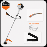 STIHL FS 55 – kosa spalinowa, głowica AC 27-2
