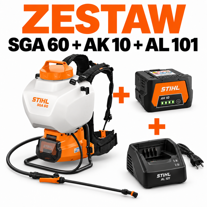 STIHL SGA 60 zestaw, opryskiwacz akumulatorowy