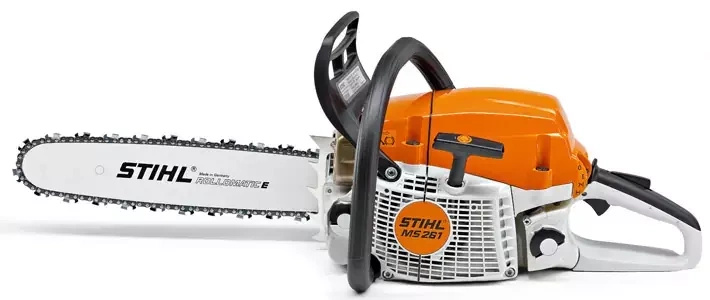 STIHL MS 261 RS Pro – Cut kit 12, Smart connector, nauszniki, oleje i pojemnik na mieszanke
