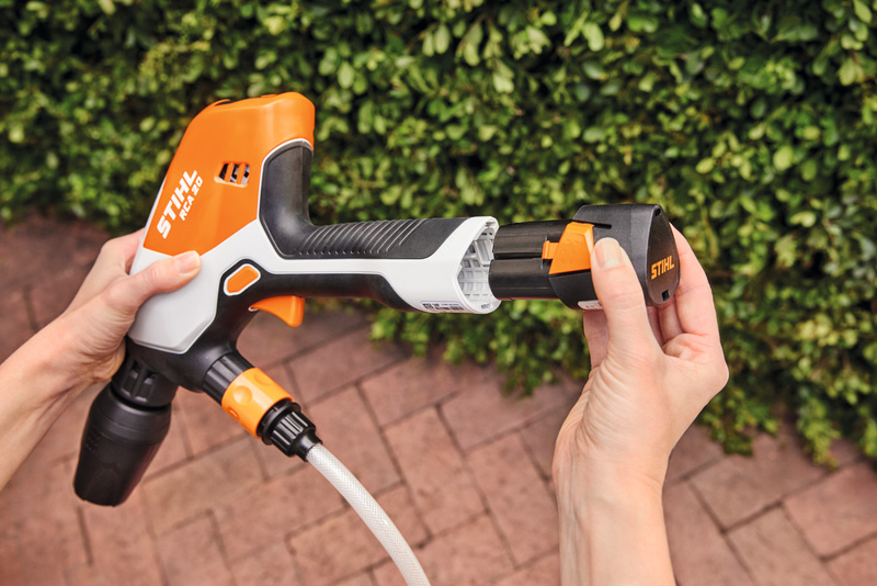 STIHL RCA 20 – myjka ciśnieniowa akumulatorowa, zestaw + 2x AS 2 + AL 1