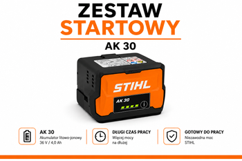 Stihl Akumulator AK 30 S - energia akumulatora 180 Wh