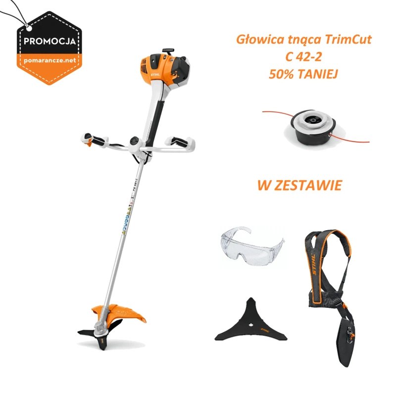 STIHL FS 491 C-EM – kosa spalinowa, trójząb 300-3