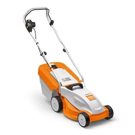 Stihl kosiarka elektryczna RME 235 [Moc 1,2 kW] Szer. koszenia 33 cm, poj. kosza 40L - idealna do małych ogrodów