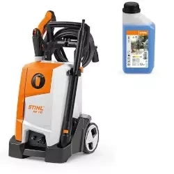 STIHL Myjka wysokociśnieniowa RE 110 + Środek do czyszczenia pojazdów CC 100 1L Zestaw promocyjny