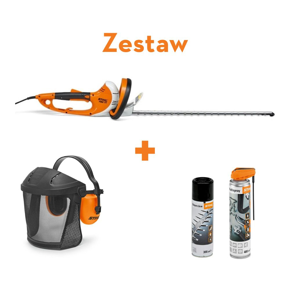 Stihl Nożyce elektryczne do żywopłotów HSE 71 - wysoka moc i ergonomiczny design